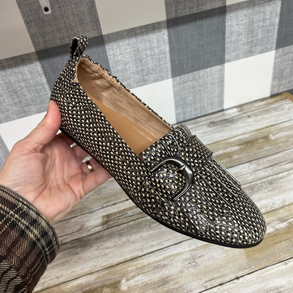 Fitflop Black, Grey, and Cream Loafers